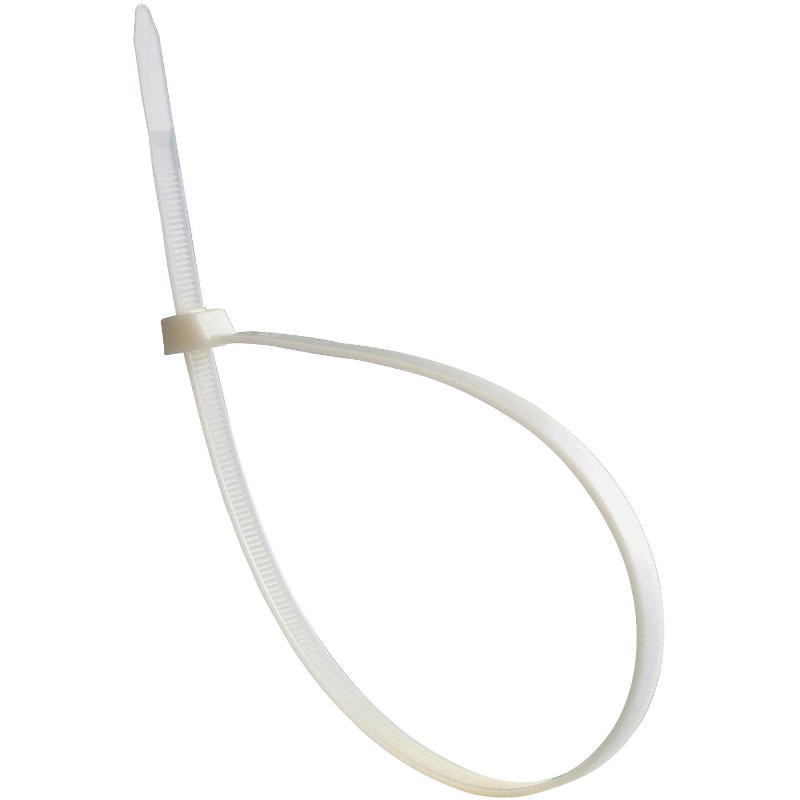 100 pcs Serre-câble 9,5 mm vissable en plastique blanc